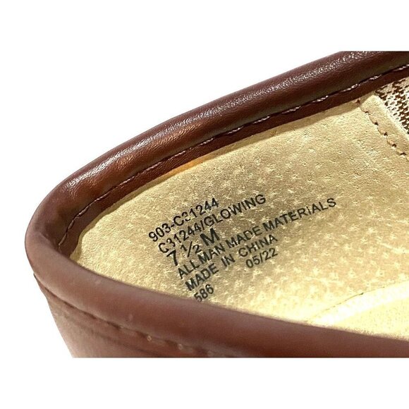 Cliffs by White Mountain Brown Glowing Loafers Size 7 1/2 - Picture 7 of 8